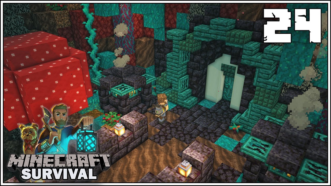 THE NETHER CAVE BASE!!! - Minecraft 1.16 Survival Let's Play