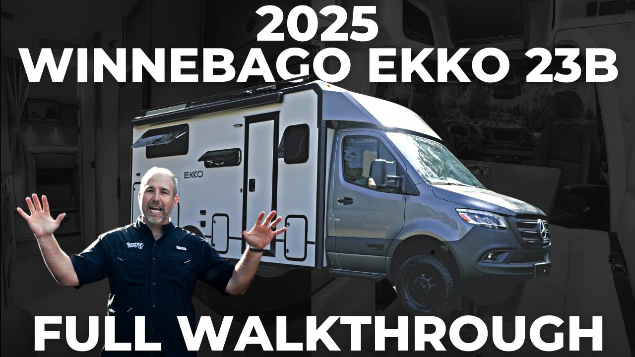 Дом на колесах Winnebago Ekko Sprinter 23B AWD Class C 2025 года выпуска — со встроенным генерато...