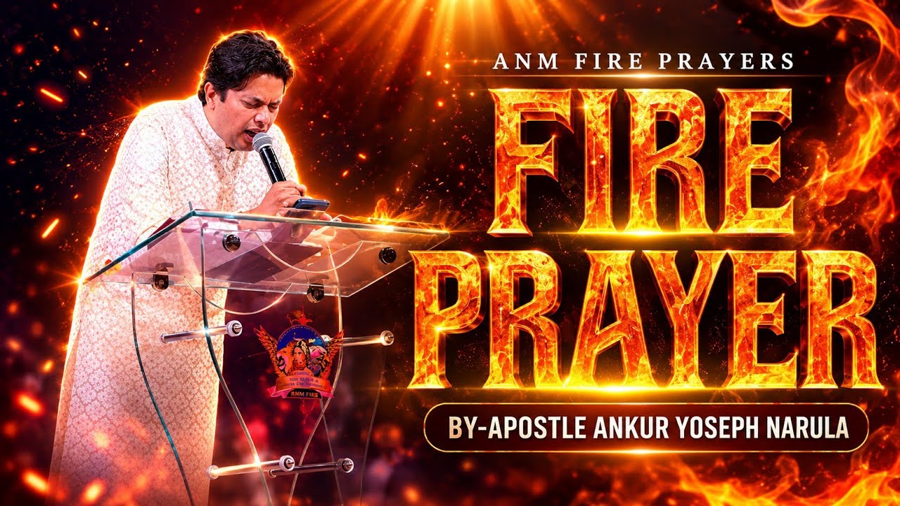 FIRE PRAYER WITH APOSTLE ANKUR YOSEPH NARULA || ANM FIRE PRAYERS || @AnkurNarulaMinistries 