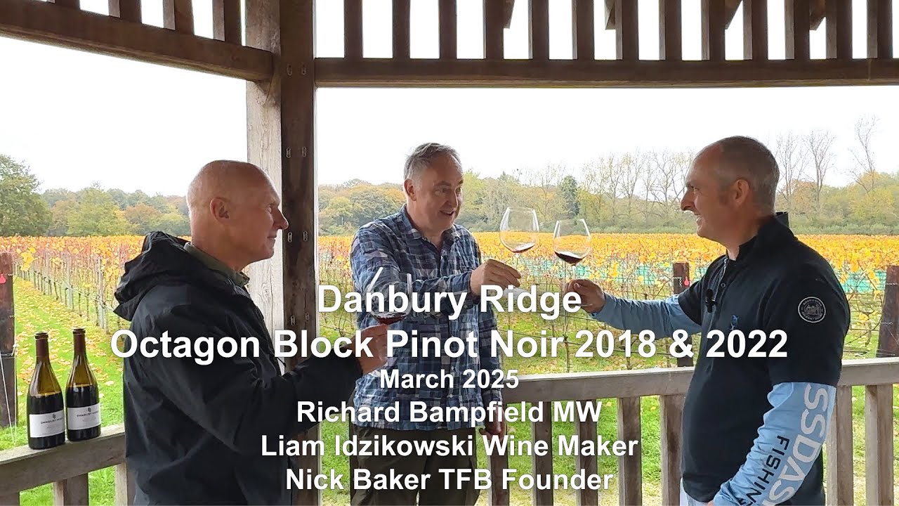 Tasting New Danbury Ridge Pinot Noir Octagon Block 2022 vs 2018 with winemaker Liam Idzikowski