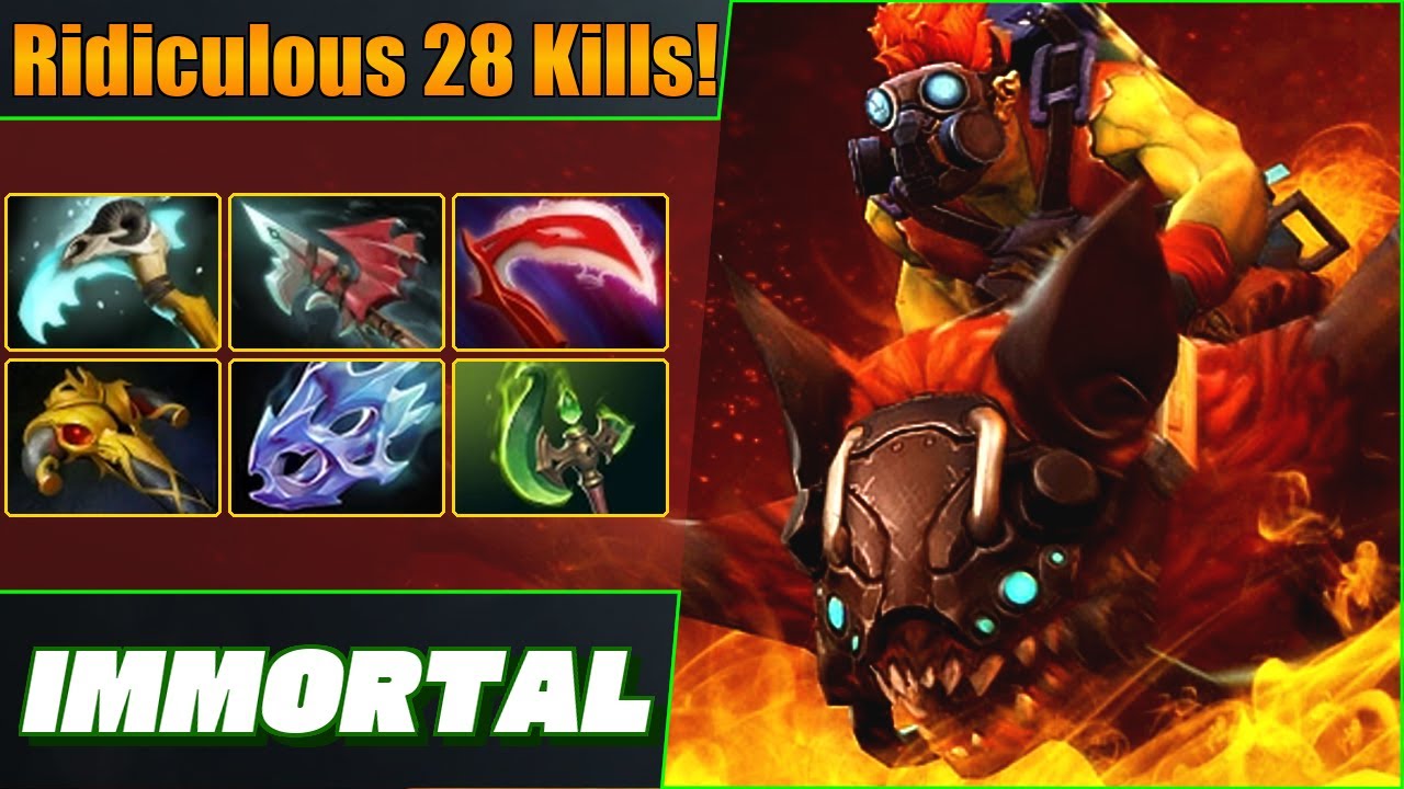 Immortal Batrider Carry 💪 Astounding 28 Kills! Dota 2 DotaPulse Full Gameplay