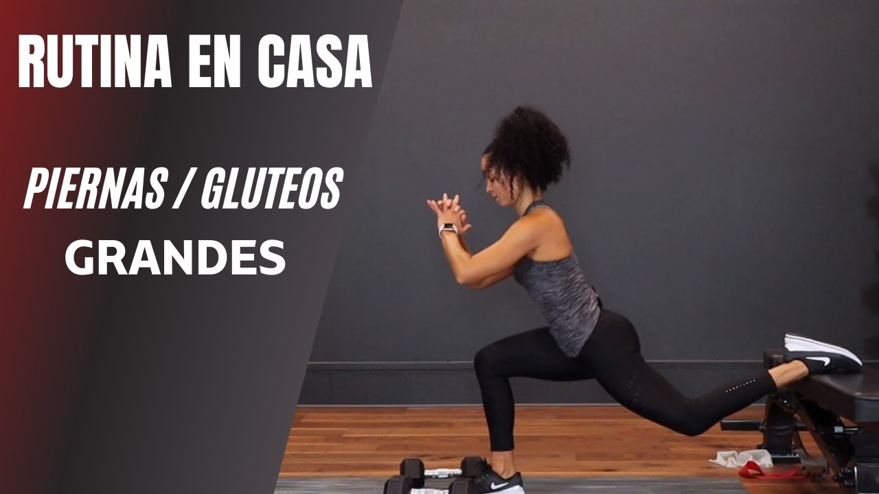 RUTINA para Aumentar Piernas y Glúteos en casa | Los mejores ejercicios para Aumentar glúteos