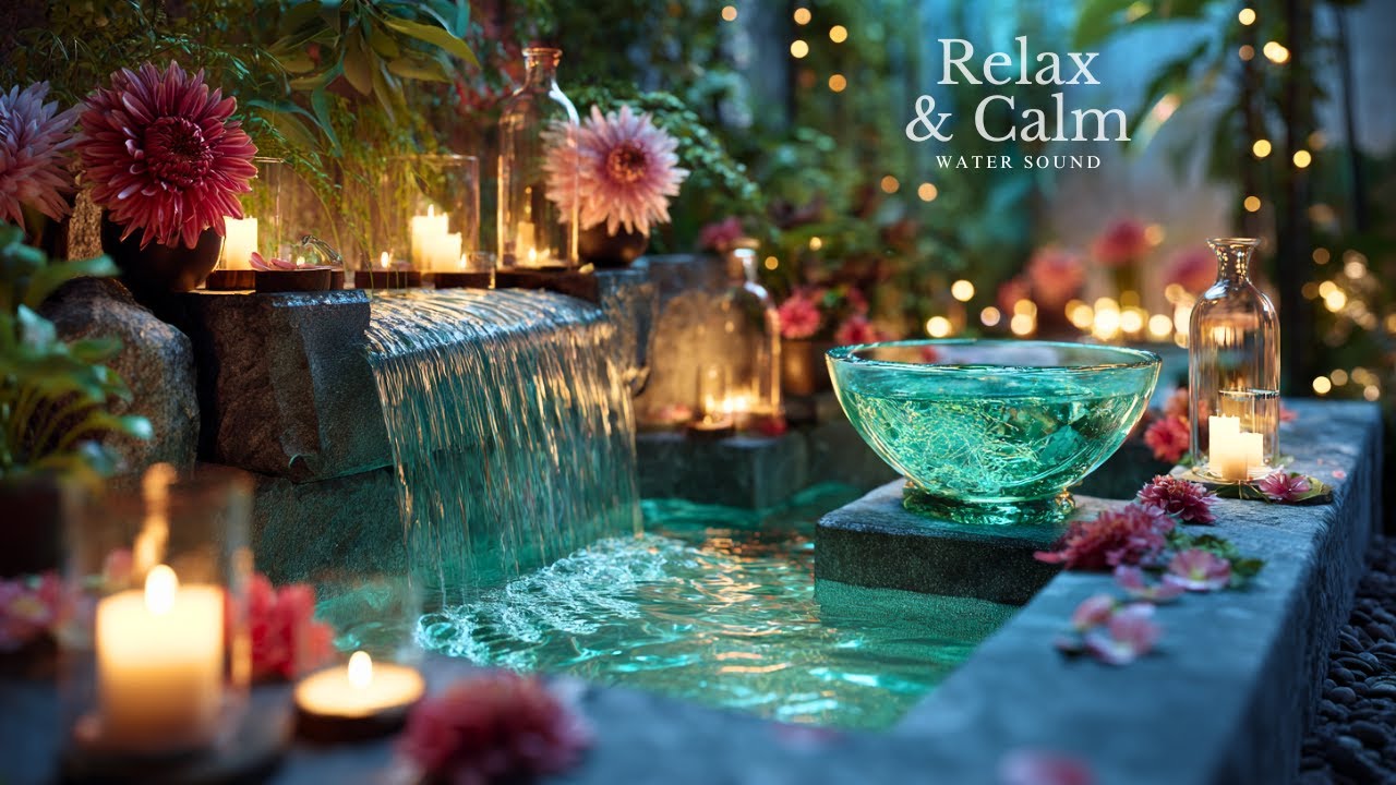 Healing Piano & Soothing Water Sounds 🌿 Deep Healing to Release Stress & anxiety