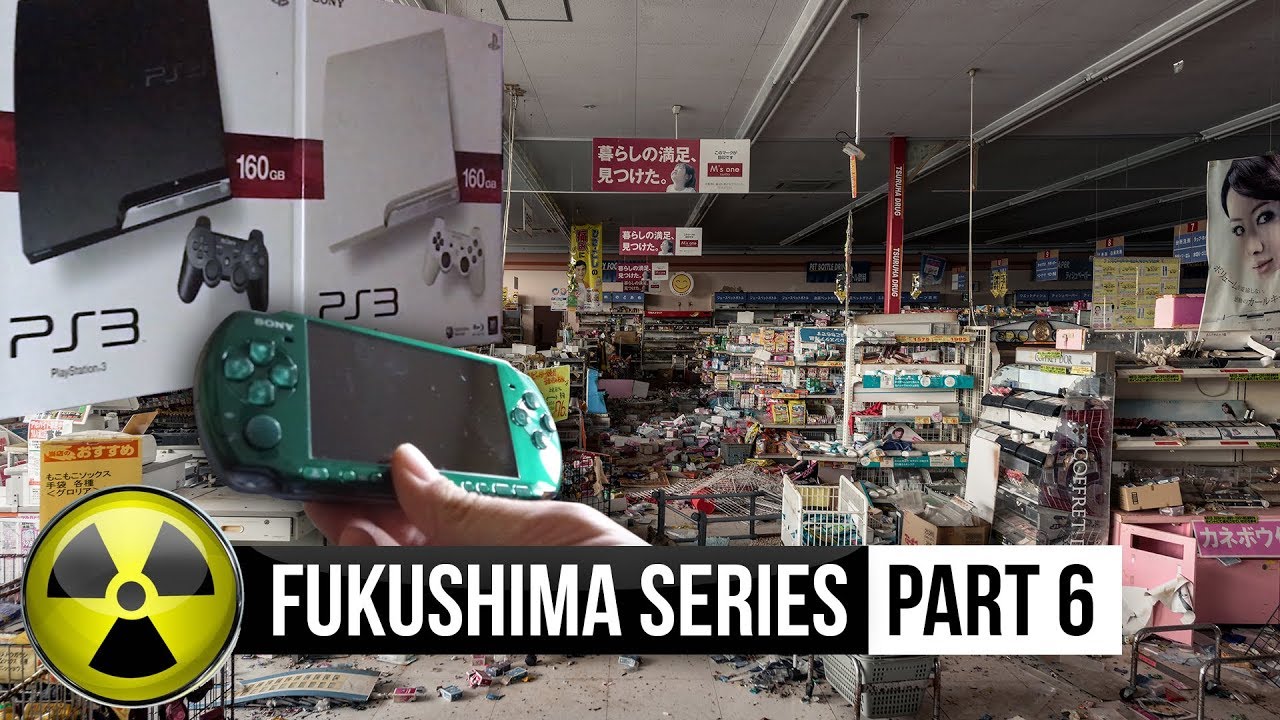 Playstations, WII's, PSP's found in abandoned Fukushima store.