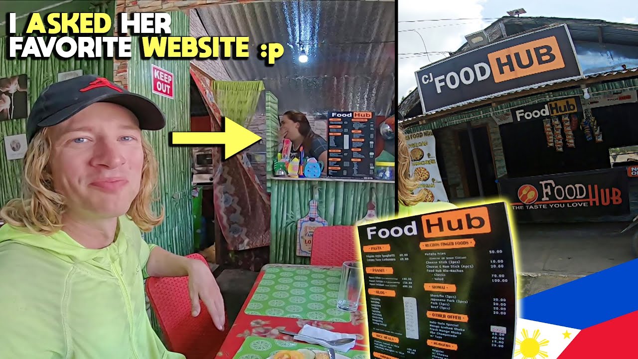 FOOD HUB 🤣 Restaurant.. ONLY In PHILIPPINES!? (In The PROVINCE!)