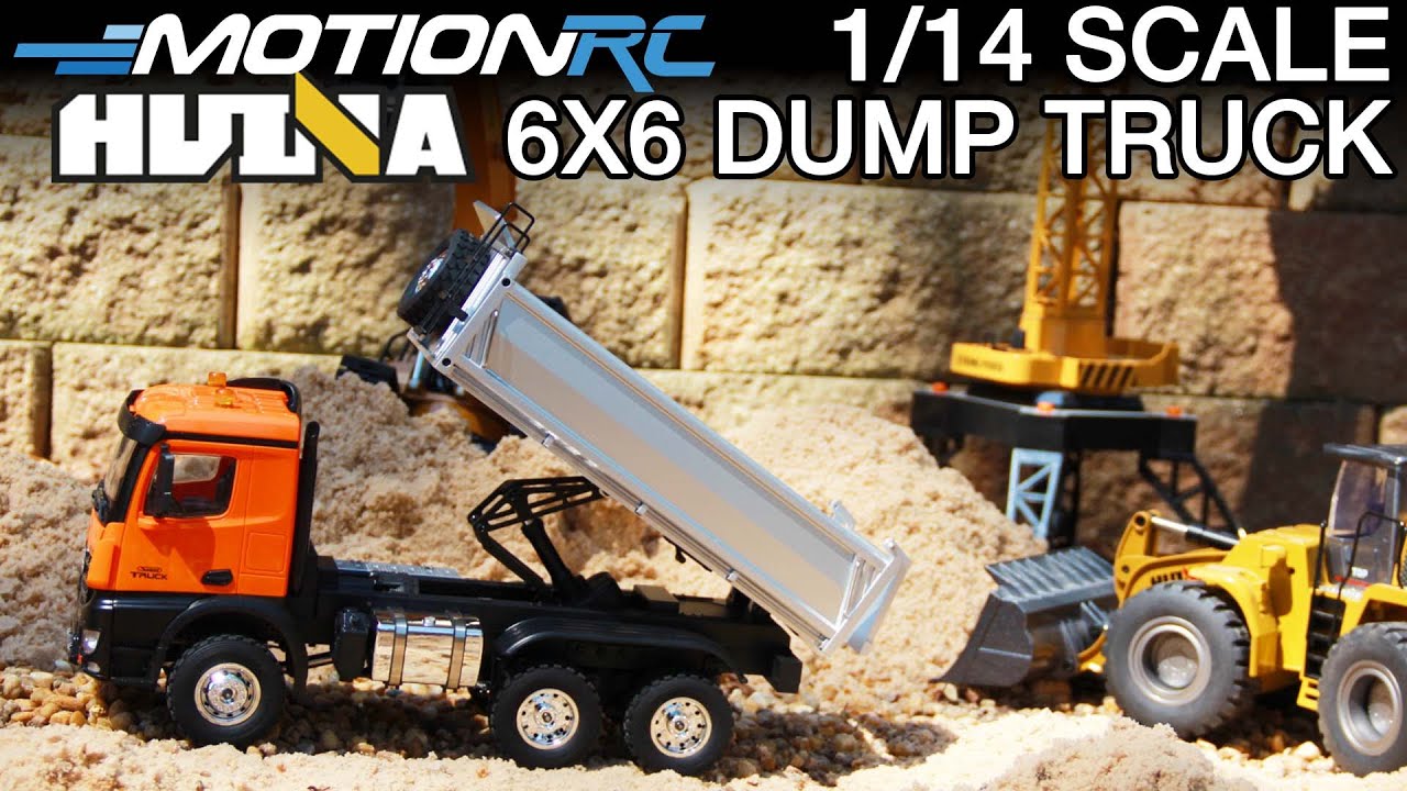 Luxury Huina 1/14 Scale Metal 6x6 Dump Truck Overview | Motion RC