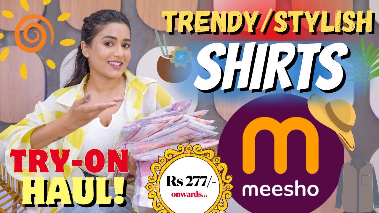 On your demand *SHIRTS* from MEEESHO | Tryon | Casual wear & oversized |Honest Review | gimaashi 