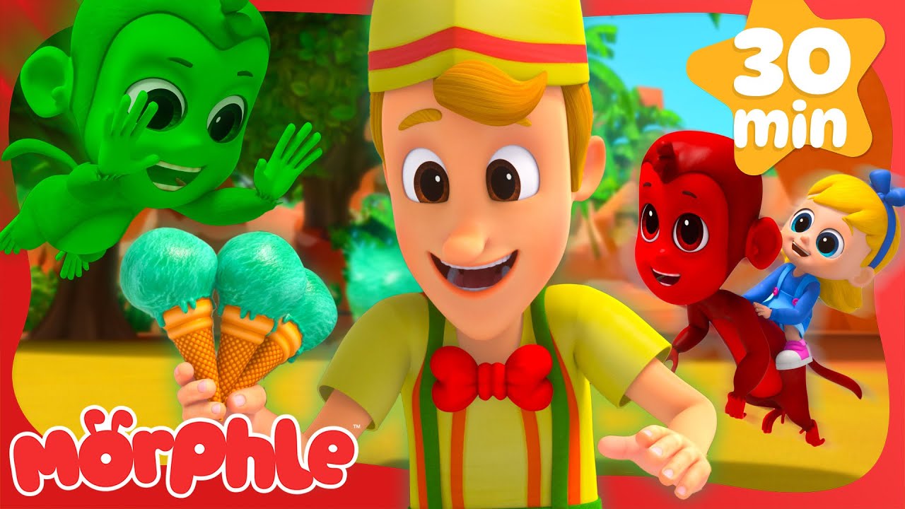 Jungle Island Ice Cream Race! 🏝️ Morphle Kids Cartoons | Stories for Kids | Toddler Learning