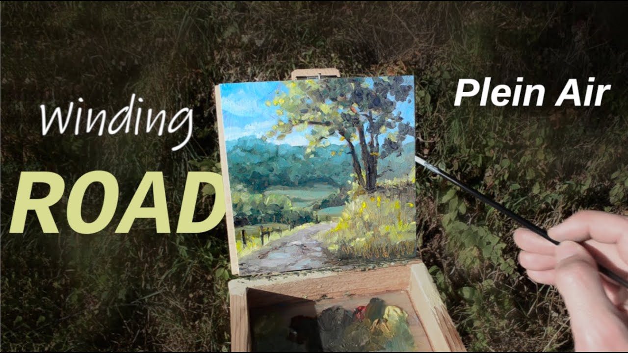 Loose Brushwork Country Landscape Oil Painting | En Plein Air