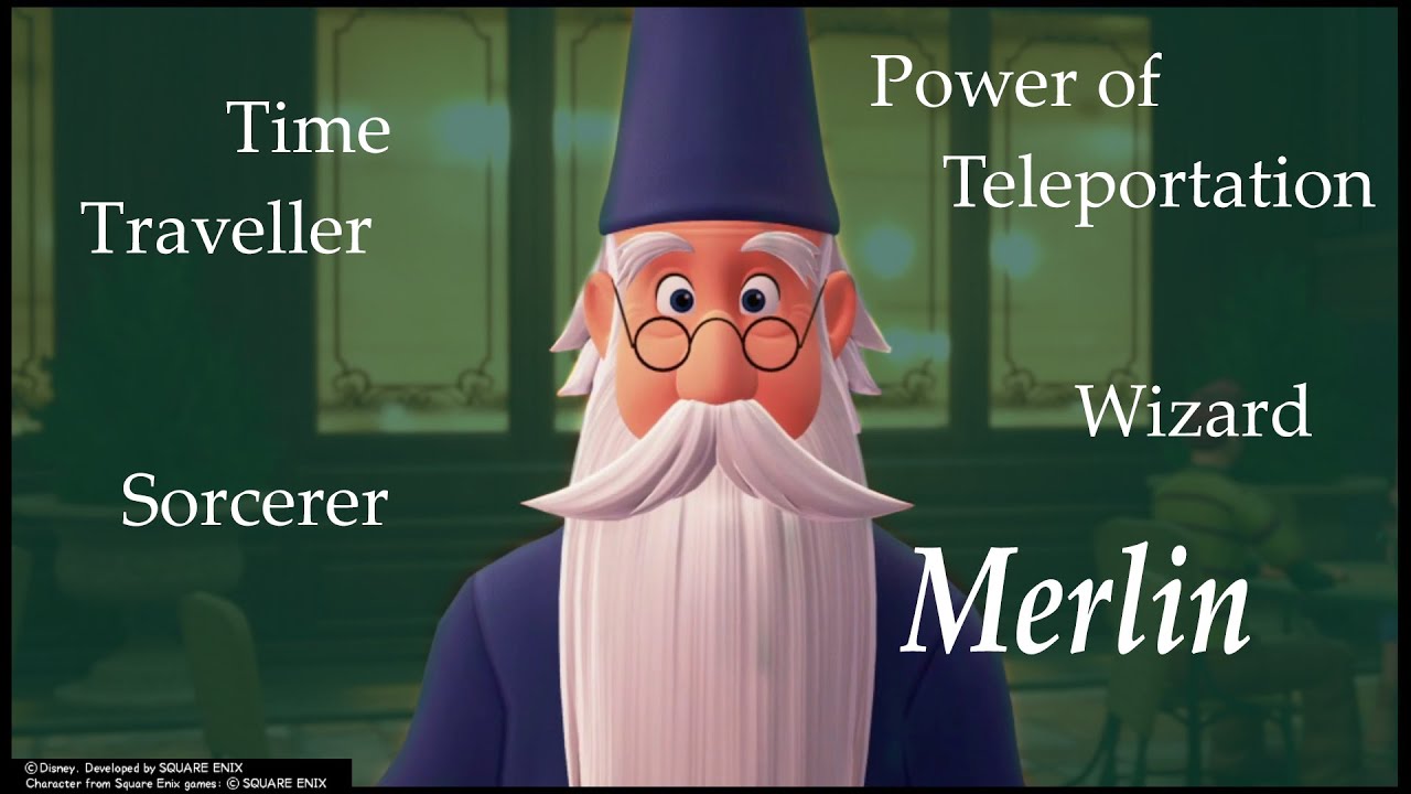 MERLIN [ALL CUTSCENES] | Kingdom Hearts Series THE MOVIE