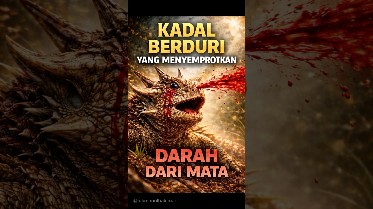 Kadal yang Menyemprotkan Darah dari Mata 😱