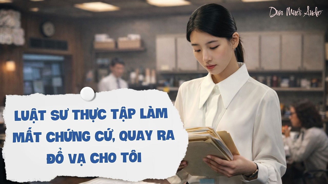 [Truyện Audio] Luật Sư Thực Tập Làm Mất Chứng Cứ, Quay Ra Đổ Vạ Cho Tôi