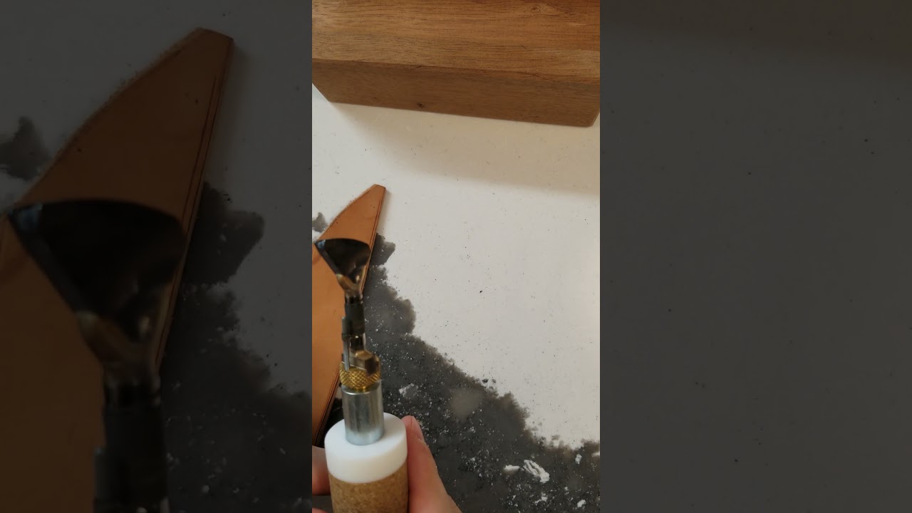 Using the FN2 tip for the Regad leather creaser