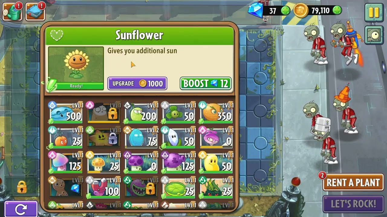 Watch And Learn Tutorial - Pvz2 - Far Future day 1