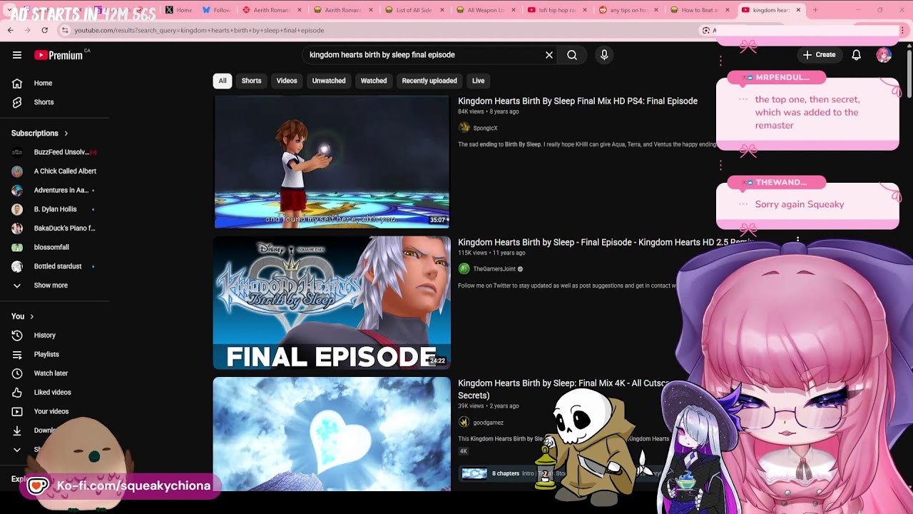 Aqua Sucks - Kingdom Hearts: Birth By Sleep Final Mix Stream 9 !kofi !event !socials !waifu