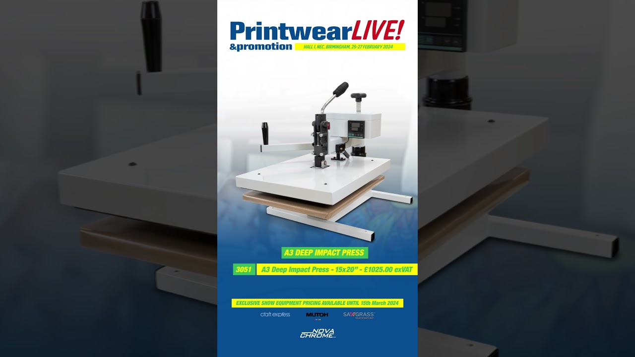 EQUIPMENT OFFERS! Printwear & Promotion LIVE! 2024  #sublimation #sublimationdesign