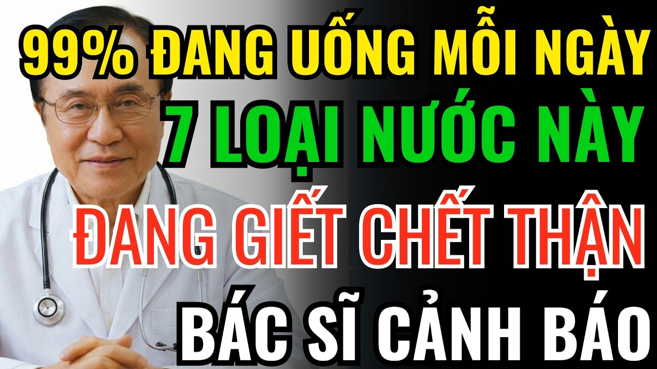 Cảnh Báo: 7 Loại Nước Tưởng Bình Thường Nhưng Gây Hại Thận