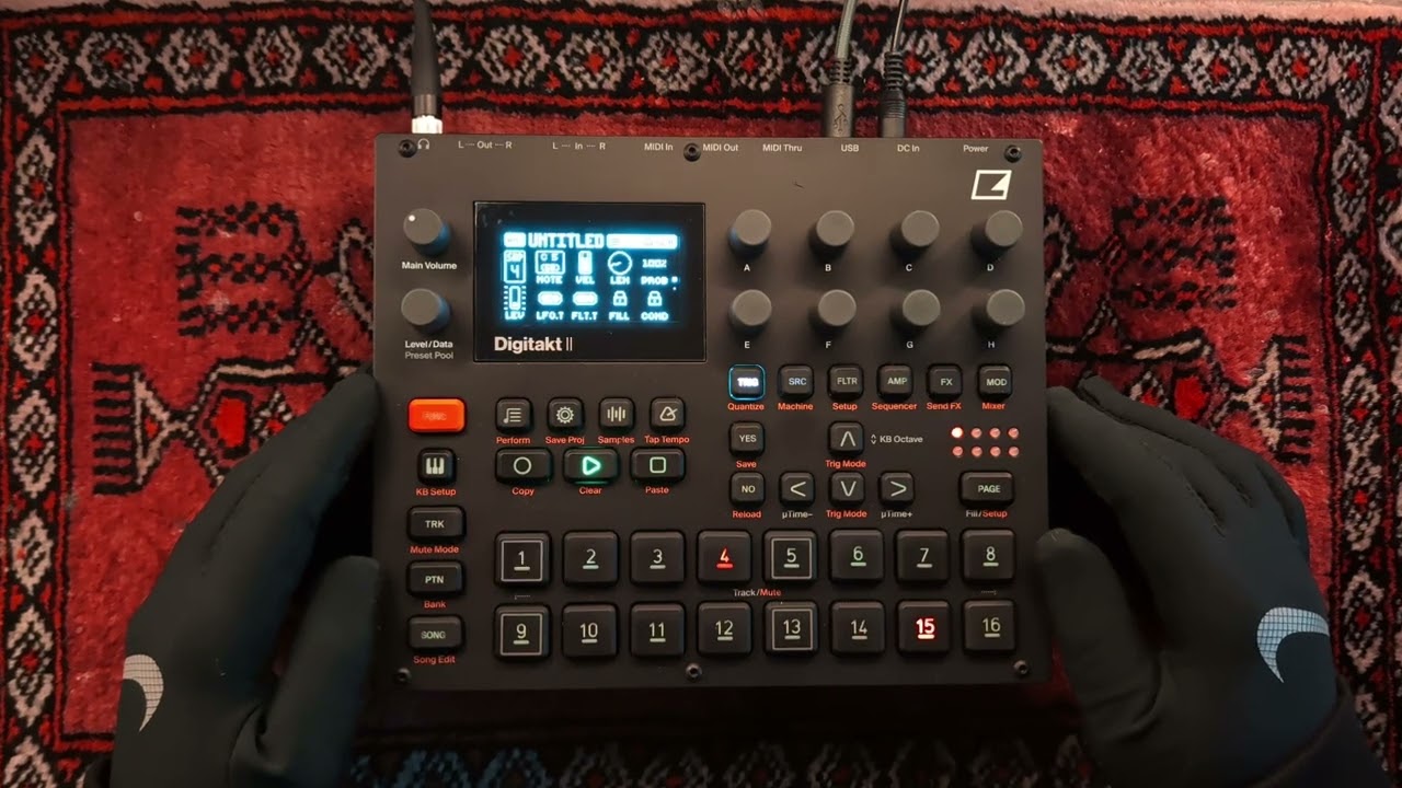 Static Ronin // Digitakt 2 Lofi Performance (Music for Deep Work)