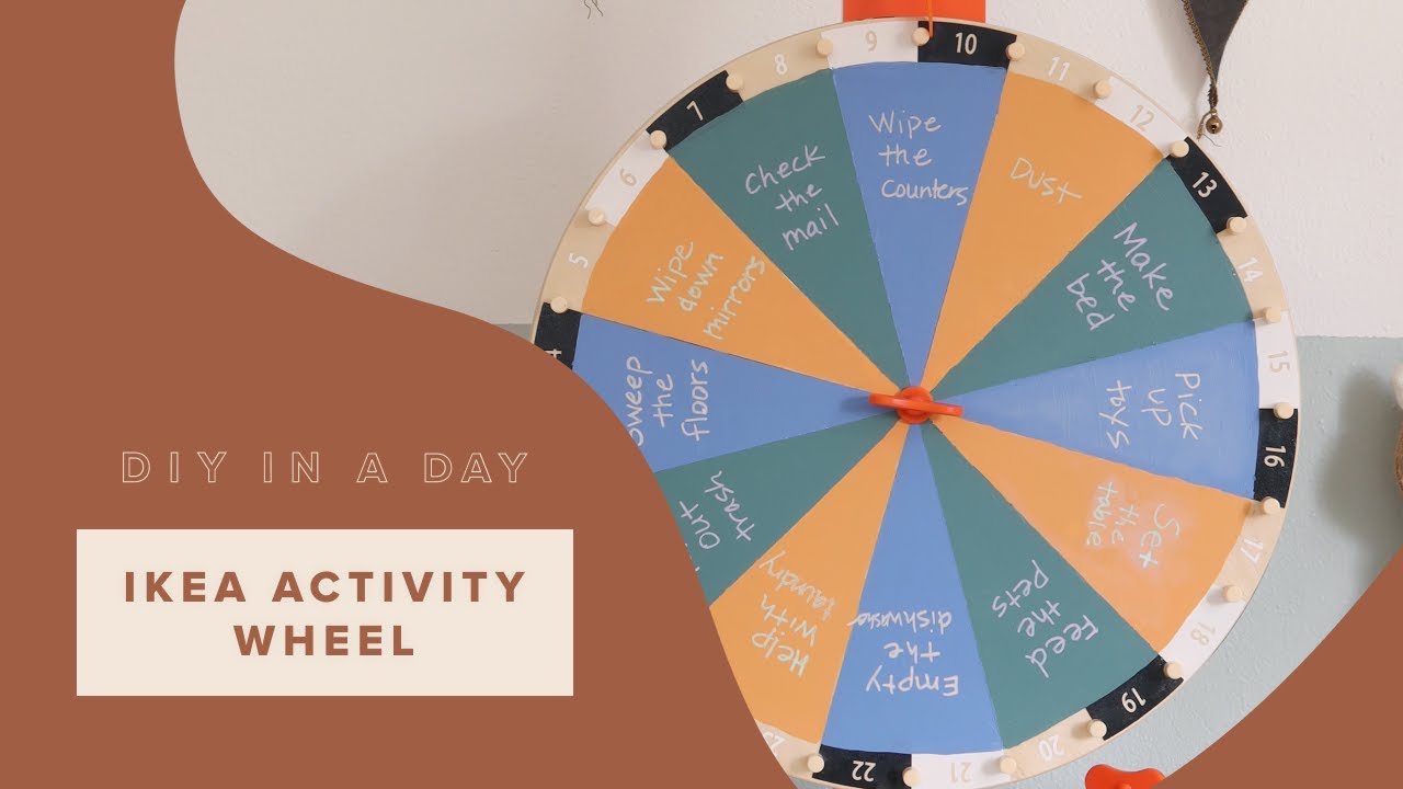 DIY In A Day: How to Hack the Ikea LUSTIGT Wheel Into a Fun Chore/Activity Wheel