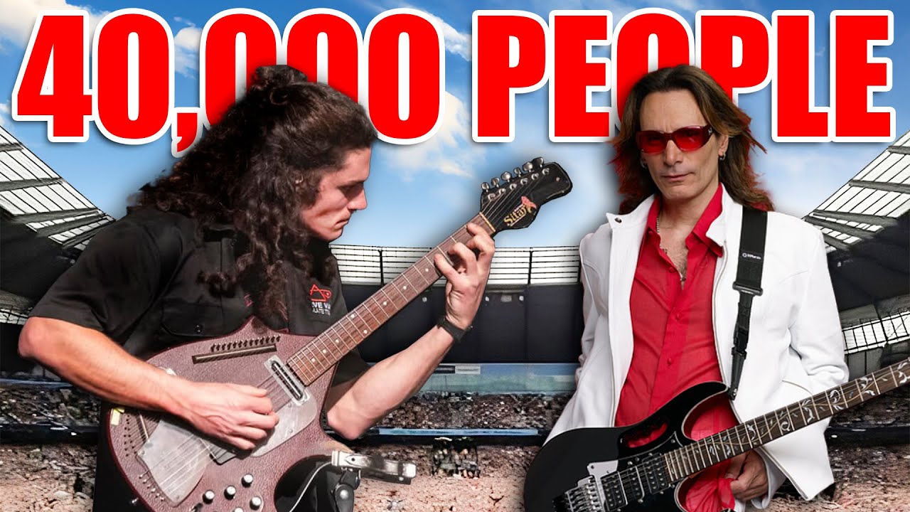 The FIRST time I played on stage with STEVE VAI