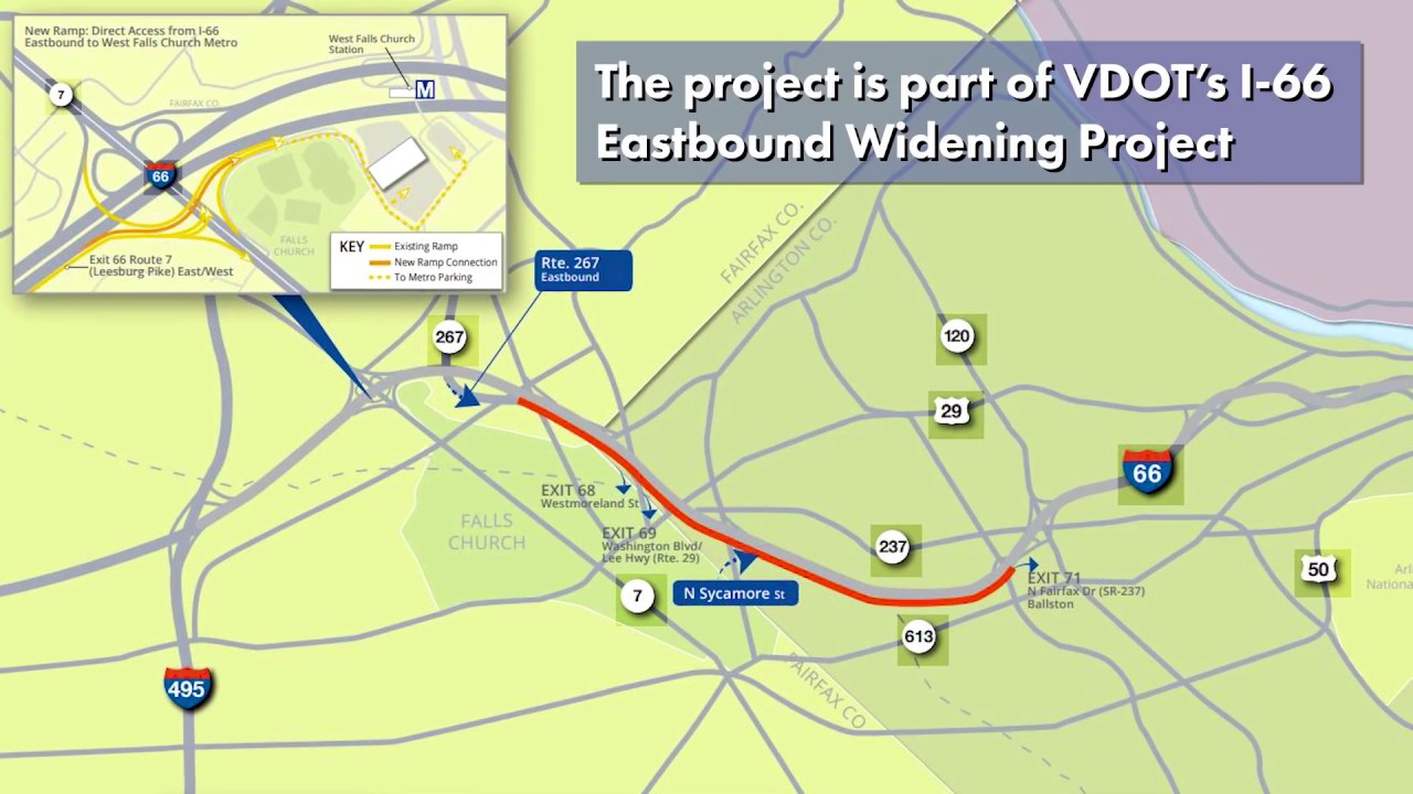 New W&OD Trail Bridge over Lee Highway