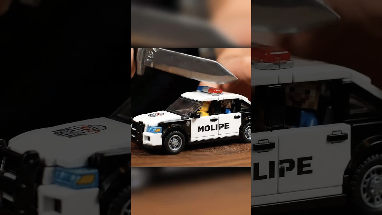 Police Car &ndash; Ceramic White with Jet Black Accents #asmr #car #satisfying