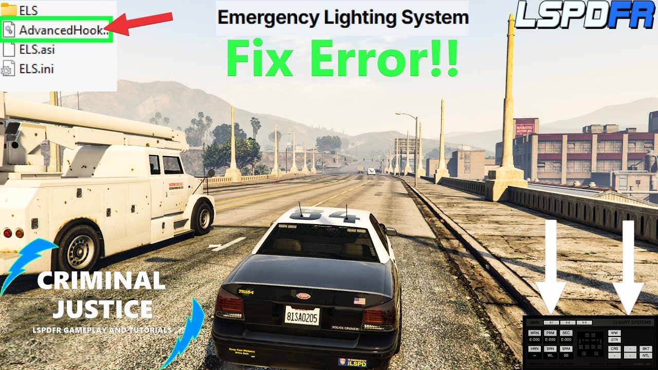 LSPDFR ELS Fix For 3750! | #lspdfrmods | #criminaljusticeyoutube