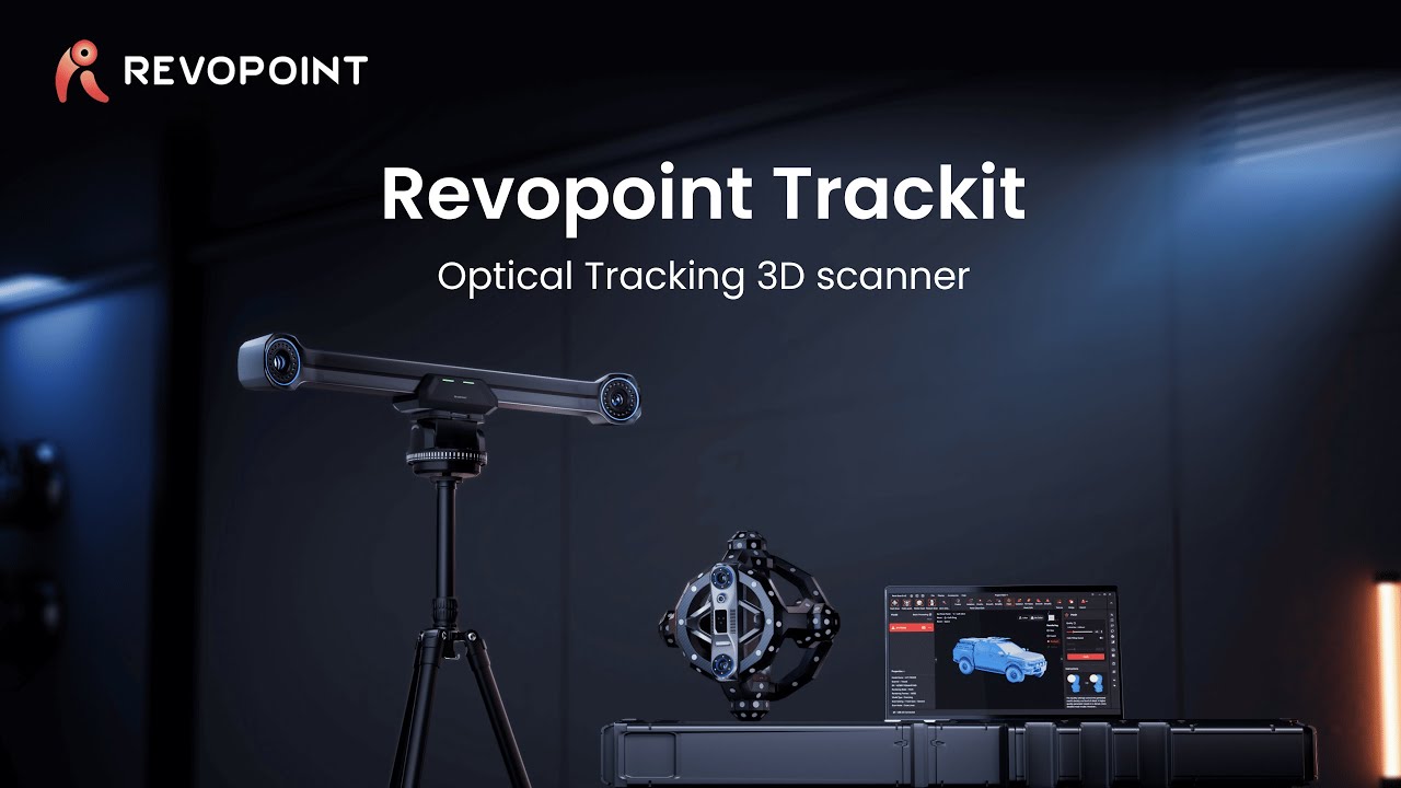 Revopoint Trackit | Discover the advanced Optical Tracking 3D Scanner boosting your workflow