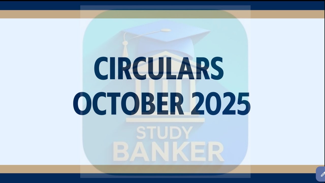 Important Circulars of October 2025 | PNB Promotions Exams 2026