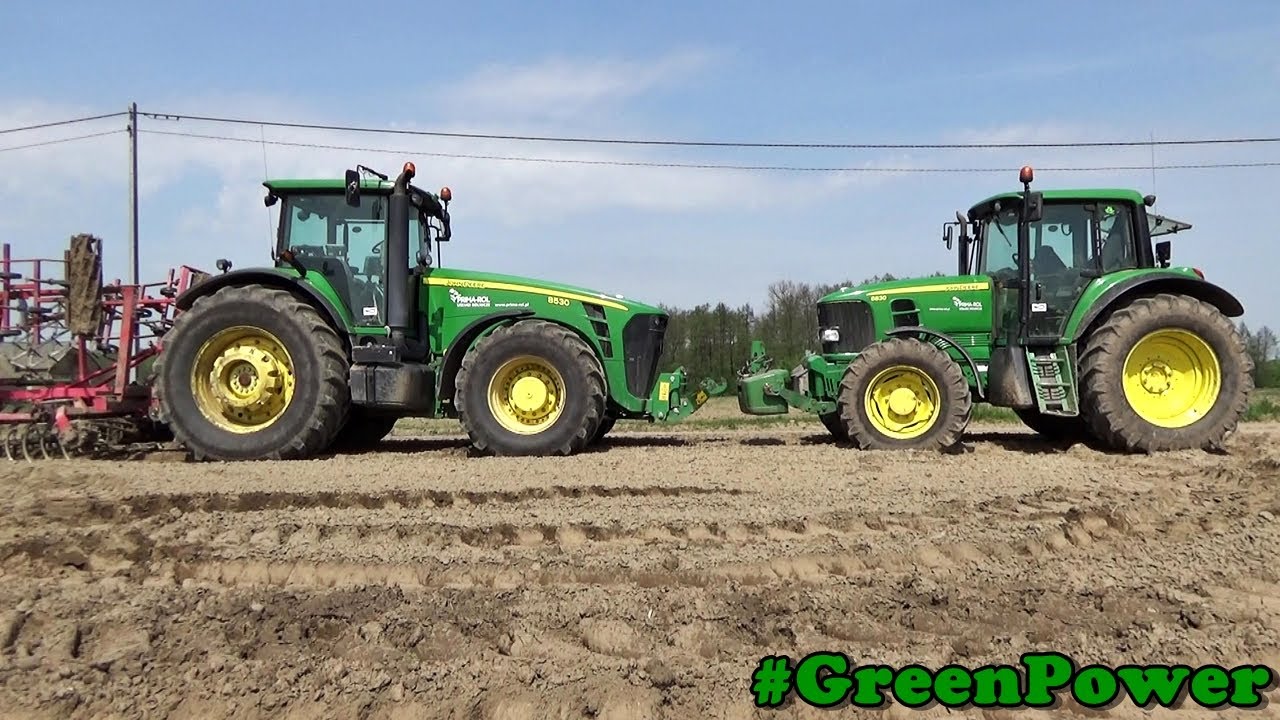 Uprawa i Sadzenie Ziemniak&oacute;w 2017 z Prima-Rol ! John Deere 8530&6830