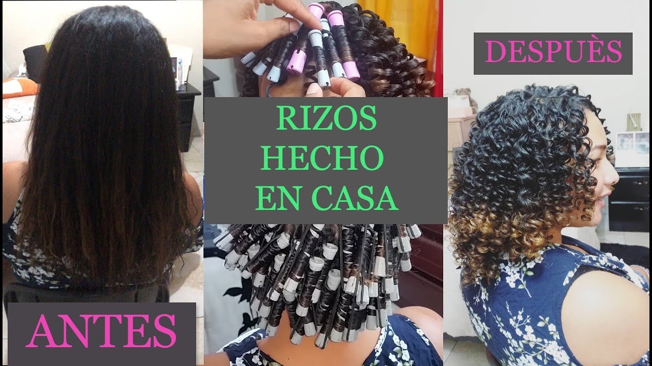 Rizos Hecho en Casa sin Calor para cabello Lacio/Afro/Rizado (Permanentes)