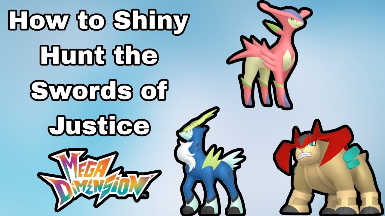 How to Shiny Hunt the Swords of Justice in the Mega Dimension DLC for Legends Z-A