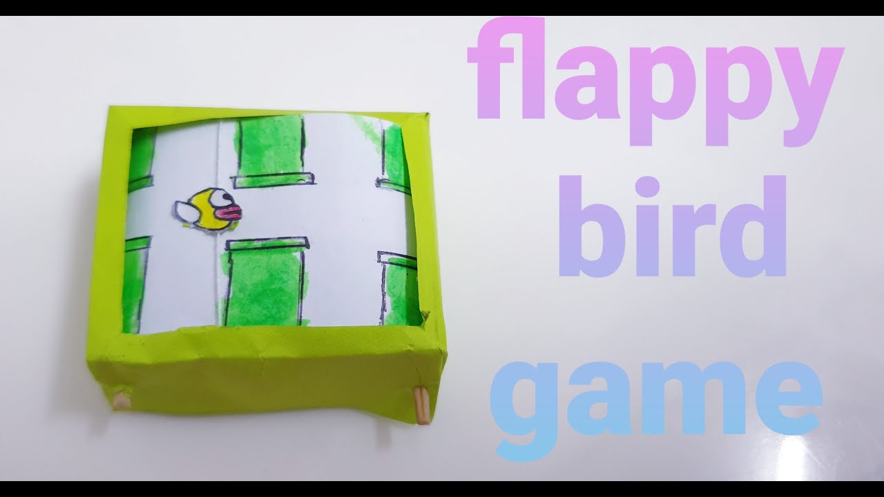 Do flappy bird game / DIY flappy bird game /  DIY game / DIY gaming / En En Craft