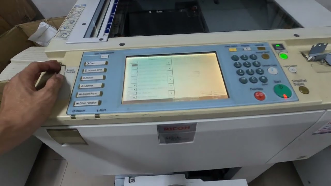 MT | Ricoh cách canh chỉnh mực theo code nào và cách xử lý để có bản in đẹp phải làm sao