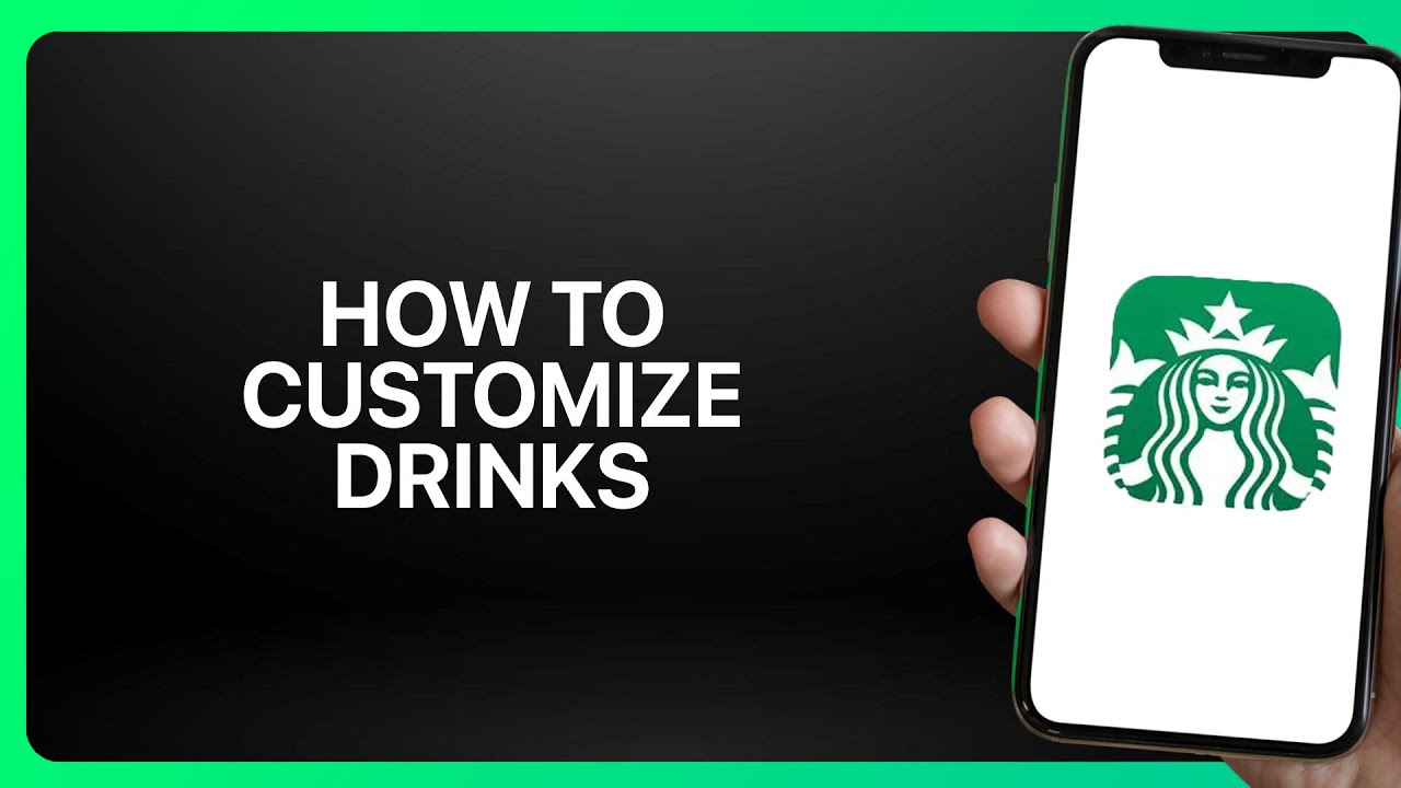 How To Customize Drinks On Starbucks App ! Tutorial