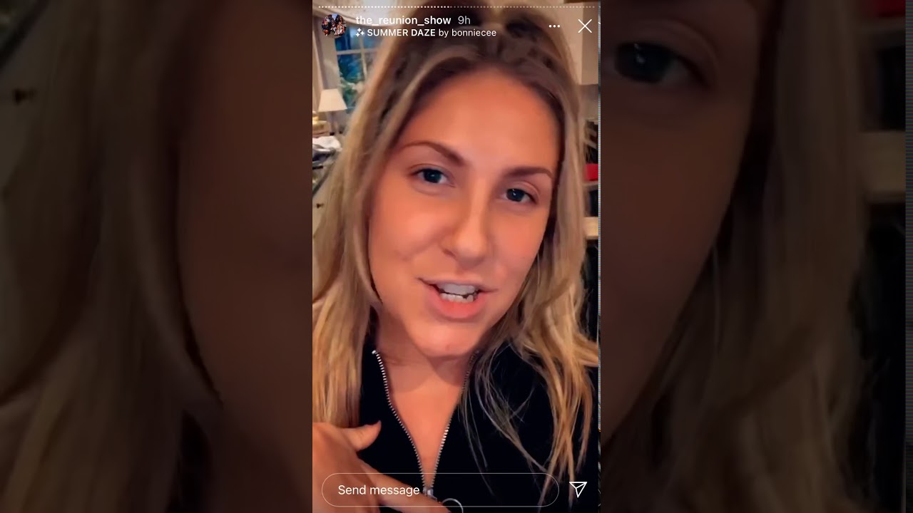 Natalie May Paris The Reunion Show Instagram Story Takeover