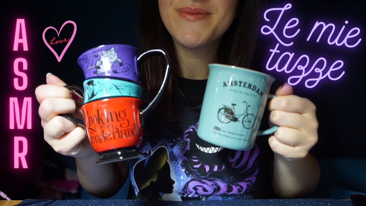 ASMR ita La mia collezione di Tazze | Wispering + Tapping
