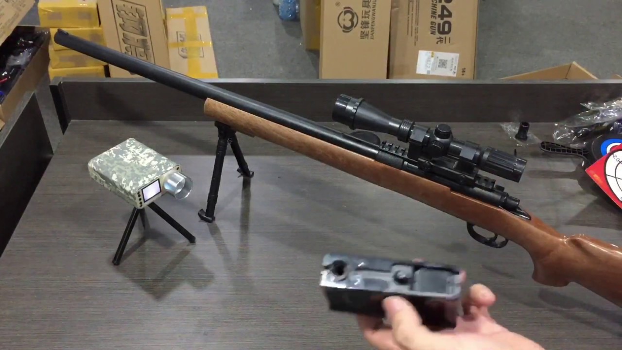 GANG JIANG M24 115cm (Unboxing and Test Fire) Best Sniper Blaster - Blasters Mania