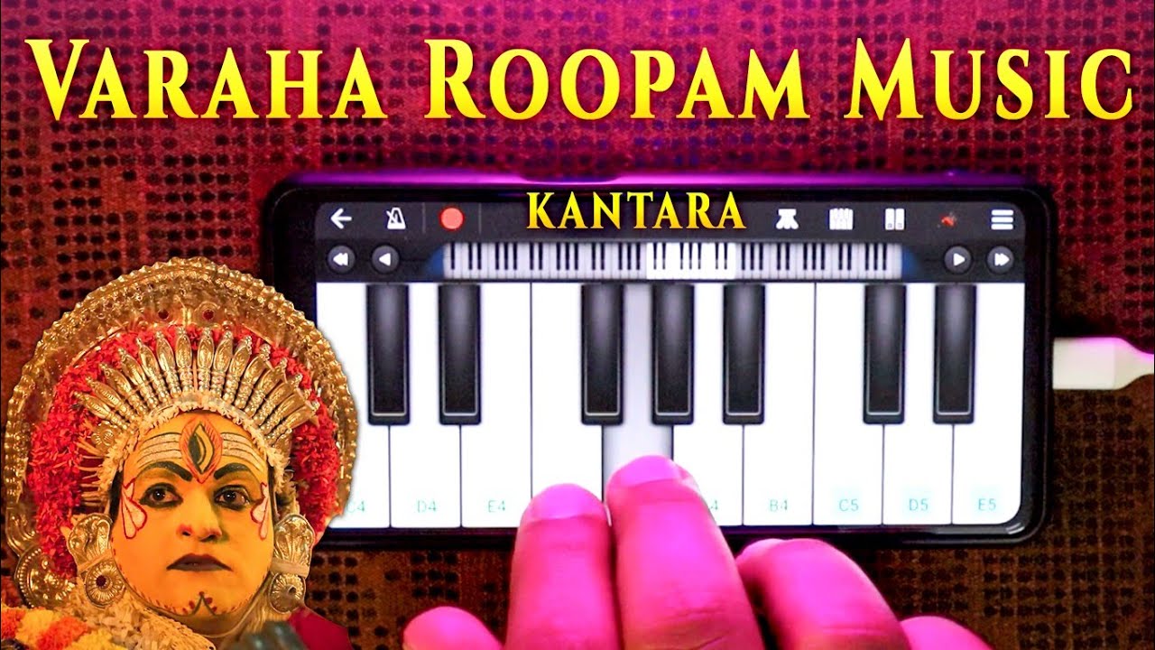 KANTARA song - Varaha Roopam Music | Mobile Piano+Drum | WalkBand | Instrumental Ringtone | IntroBGM