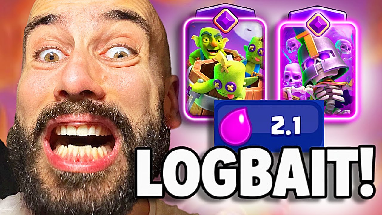 DECK 2.1 LOGBAIT DEVASTANTE! IL DECK PI&Ugrave; FASTIDIOSO DI SEMPRE! 🪵 #clashroyale