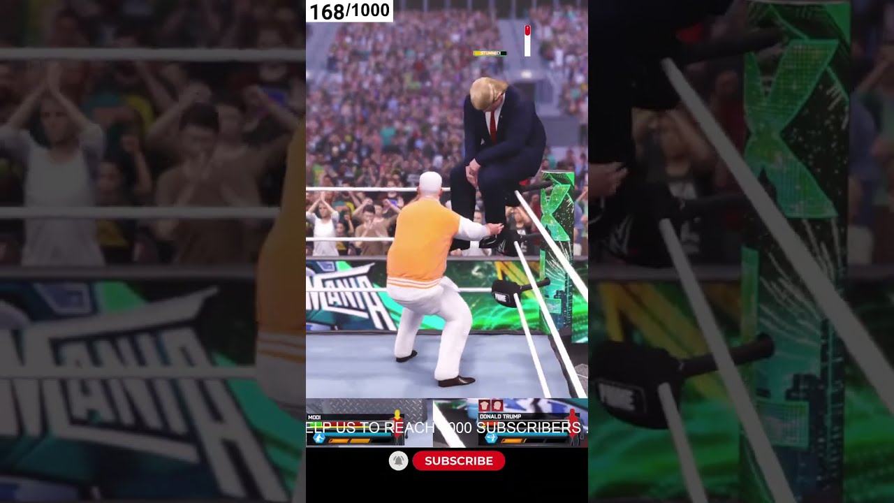 MODI vs TRUMP vs GANDHI: Tables, Ladders & Chairs War! 🔥 WWE 2K25
