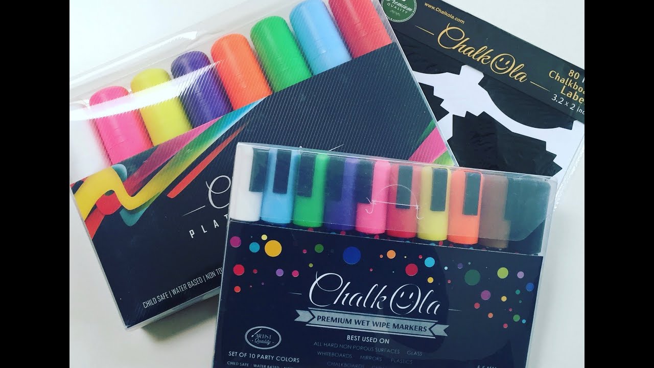 Chalkola's Chalkboard Markers Review - Natalie's Creations