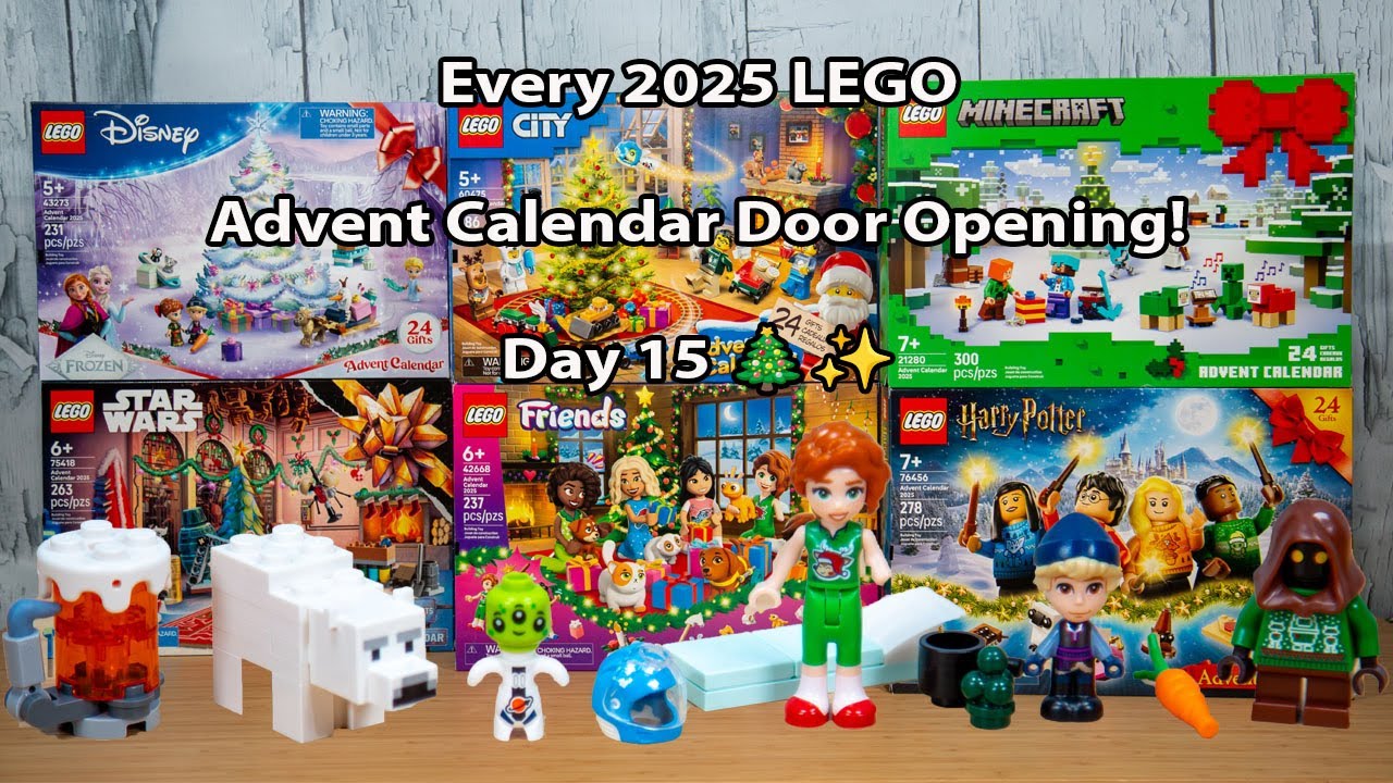 Every 2025 LEGO Advent Calendar Door Opening - Day 15!