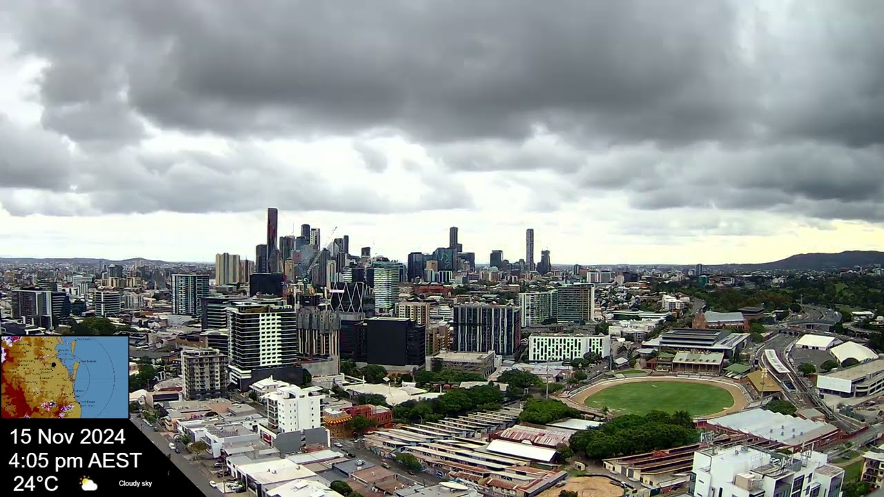 Brisbane Weather 15 Nov 2024 Time Lapse
