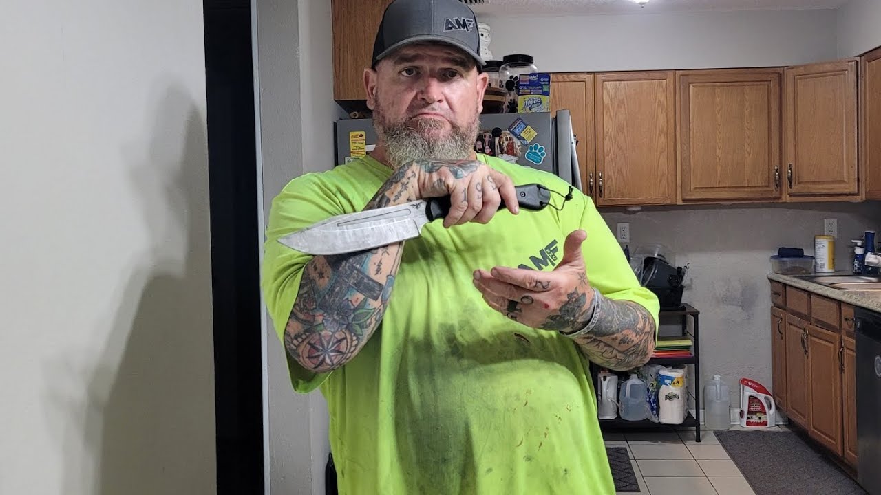 JX OMEGA WORK TUFF GEAR!!!! BEAST OF A BLADE 💥💥 #knifereview #worktuffgear