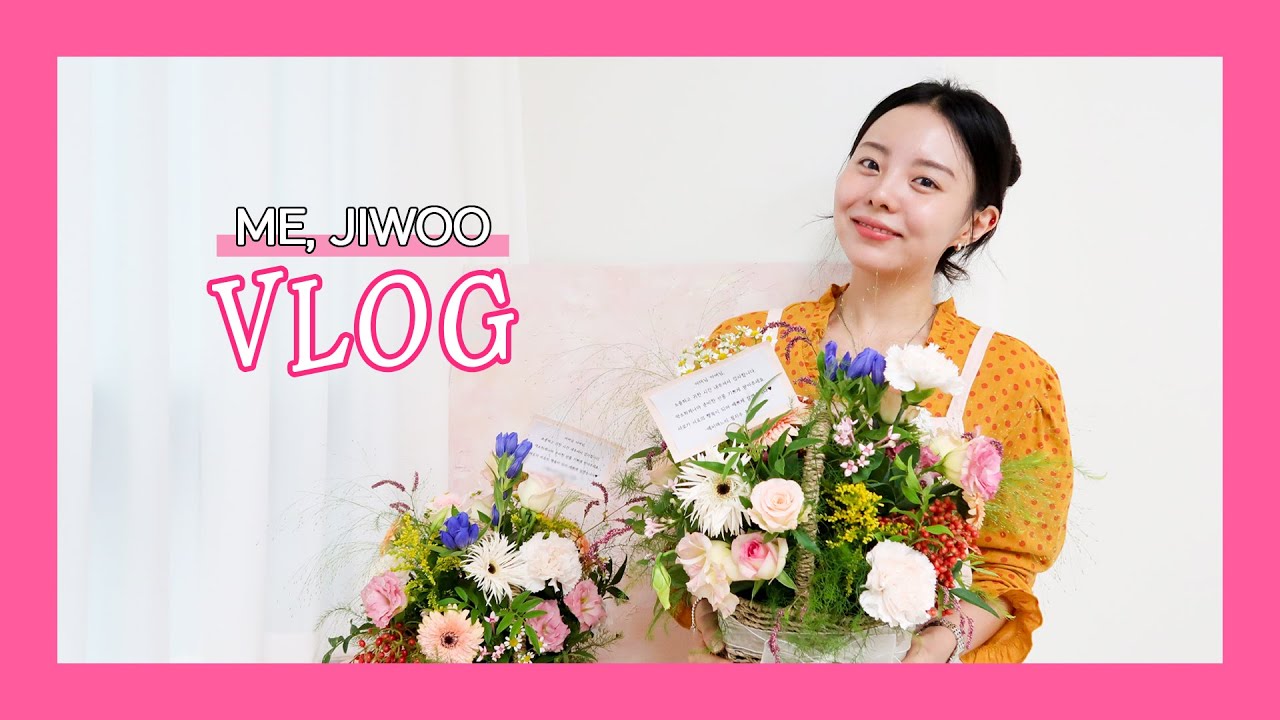 [ДЖИУ ВЛОГ] День обучения флористике (с участием Хейли и молодого человека)