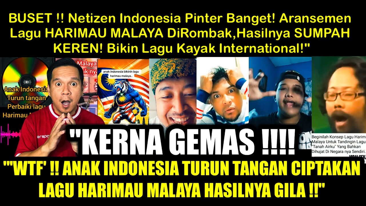 PANAS BANGET‼️ Anak Indonesia ROMBAK Lagu Harimau Malaya, Orang Malaysia Langsung Protes!