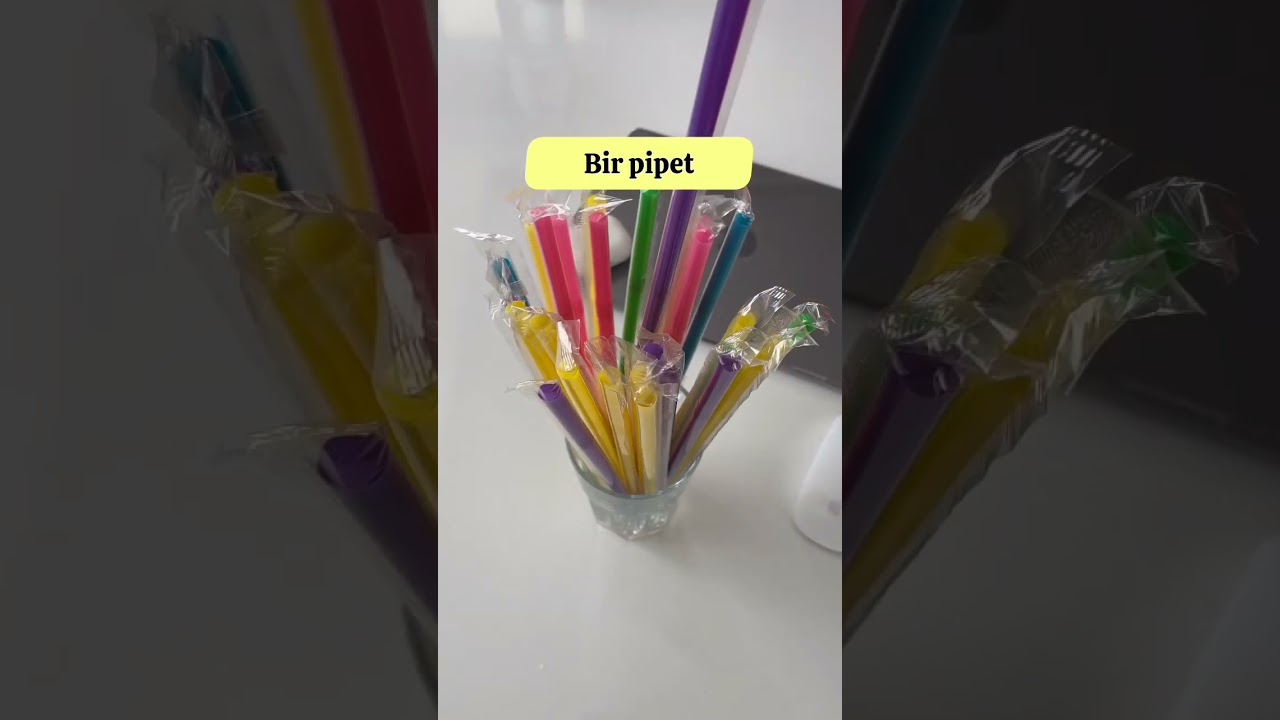 Bir bardak su ve pipet ile harikalar yarat!