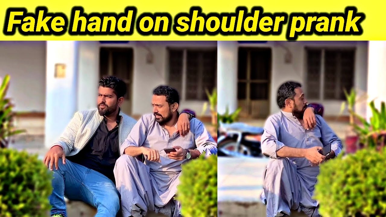 Fake Hand on shoulder 🤣😡|| Prank Gone wrong || 