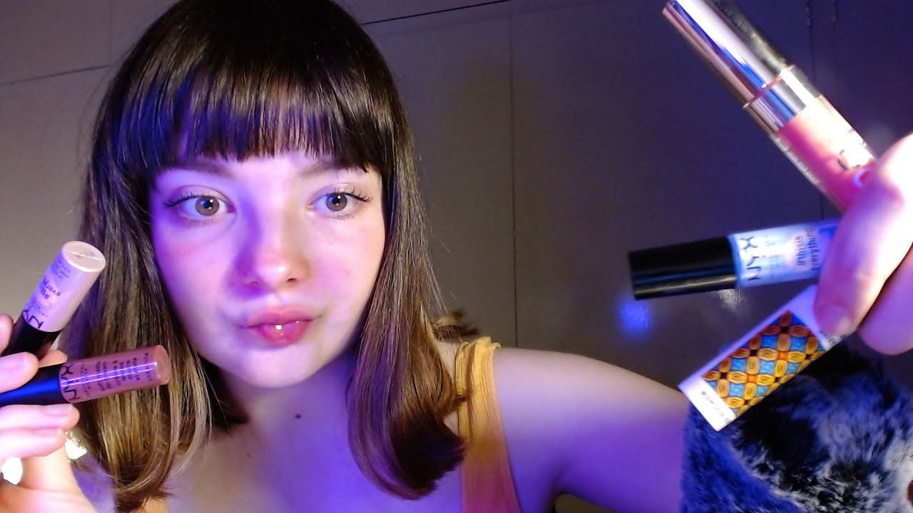 ASMR SPANISH/ lipgloss application